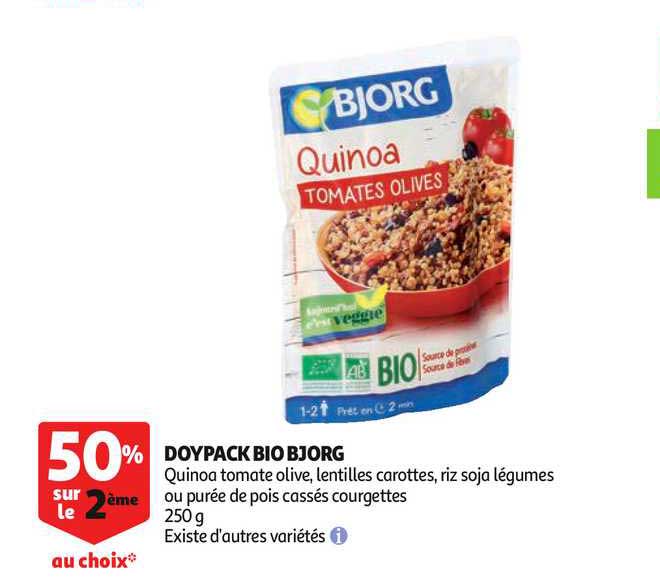 Doypack Bio Bjorg 50% Sur Le 2ème Au Choix