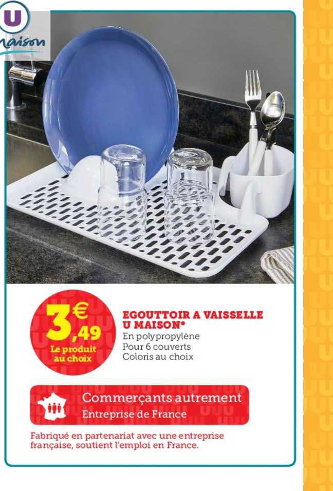 égouttoir à Vaisselle U Maison