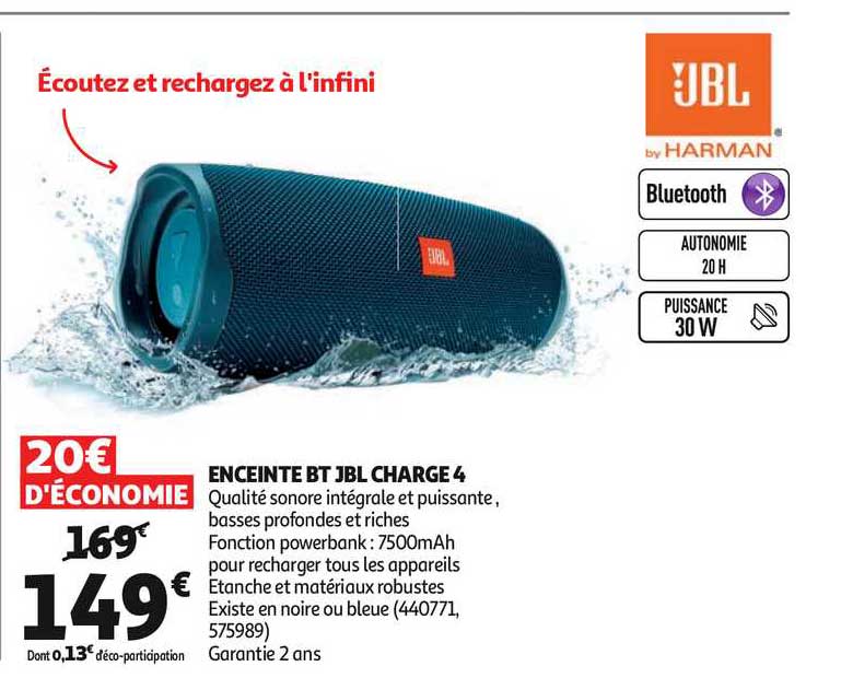 enceinte bt ubl charge 4