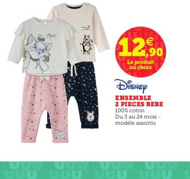 Ensemble 2 Pièces Bébé Disney