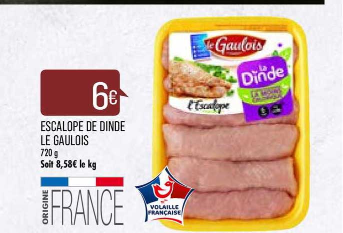 Escalope De Dinde Le Gaulois