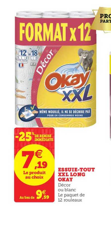 Essuie Tout Xxl Long Okay -25% Remise Immédiate