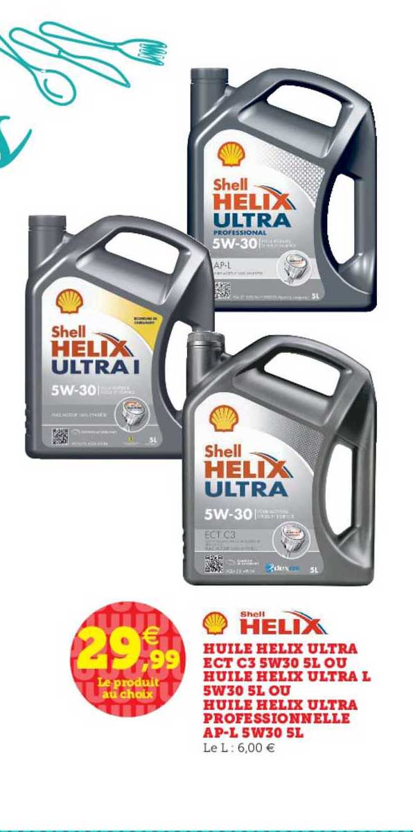 huile helix ultra ect c3 5w30 5l ou huile helix ultra l 5w30 5l ou huile helix ultra professionnelle ap l 5w30 5l