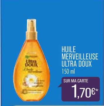 huile merveilleuse ultra doux