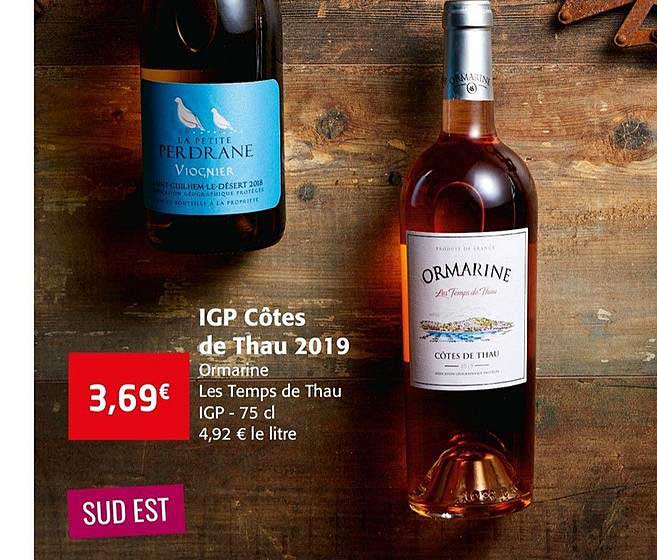 igp côtes de thau 2019