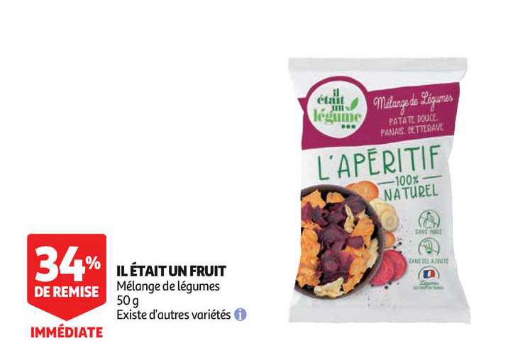 il était un fruit 34% remise immédiate