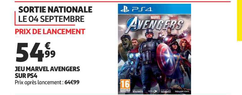 Jeu Marvel Avengers Sur Ps4
