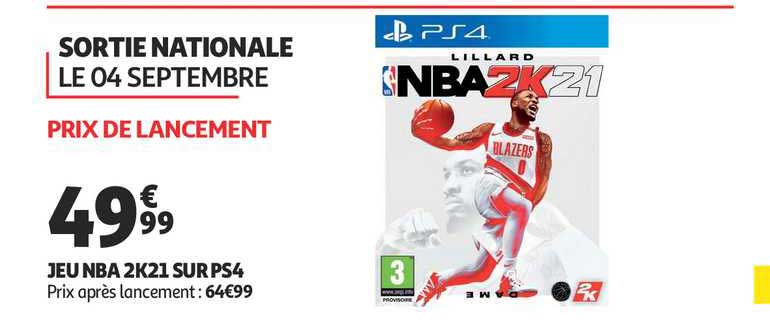 Jeu Nba 2k21 Sur Ps4