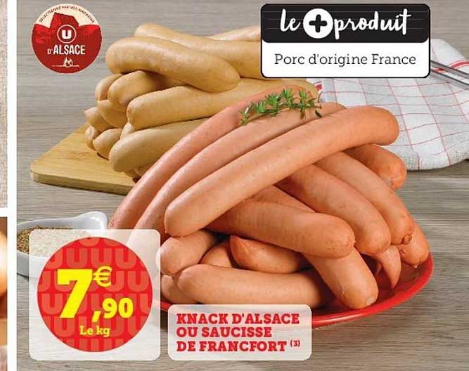 knack d alsace ou saucisse de francfort