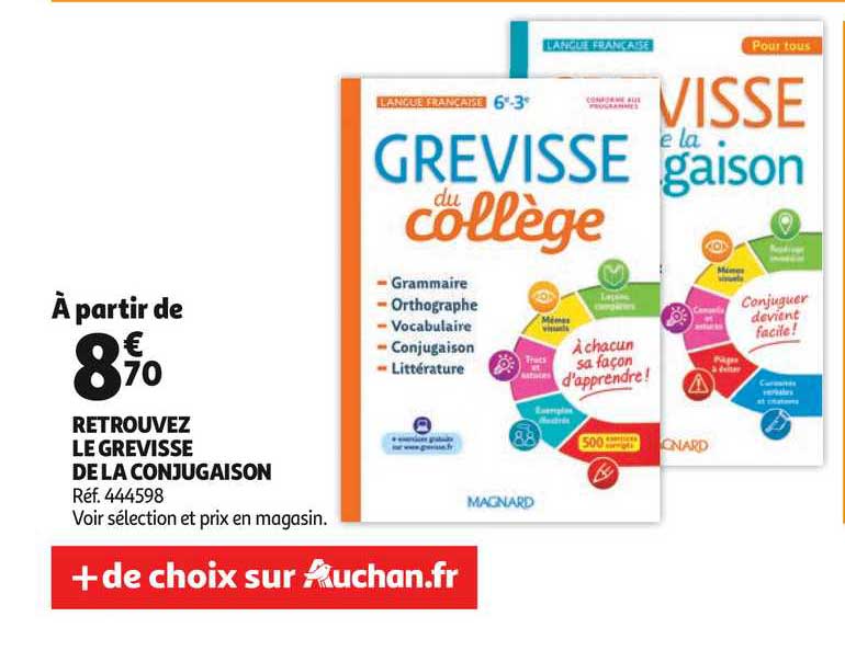 le grevisse de la conjugaison