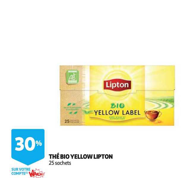 Lipton Thé Bio Yellow
