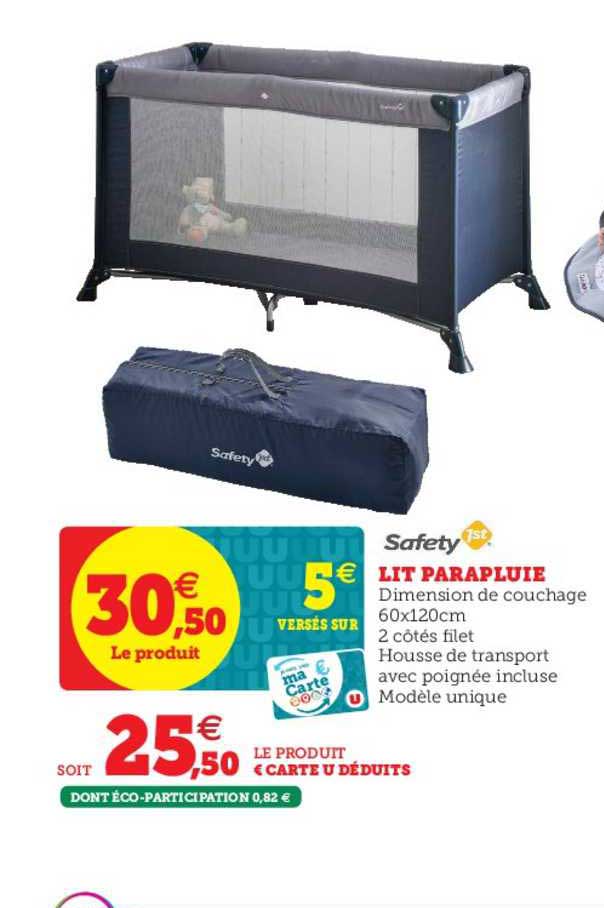 lit parapluie safety 1st