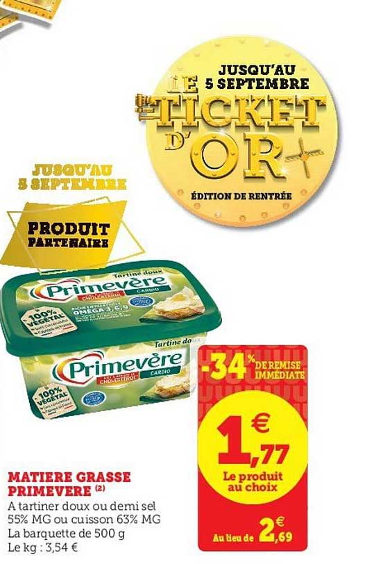 Matière Grasse Primevère -34% De Remise Immédiate