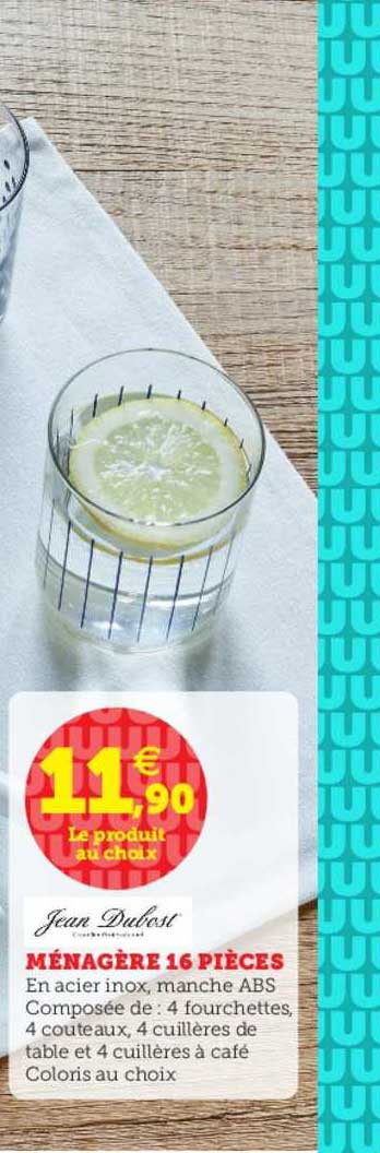 ménagère 16 pièces jean dubost