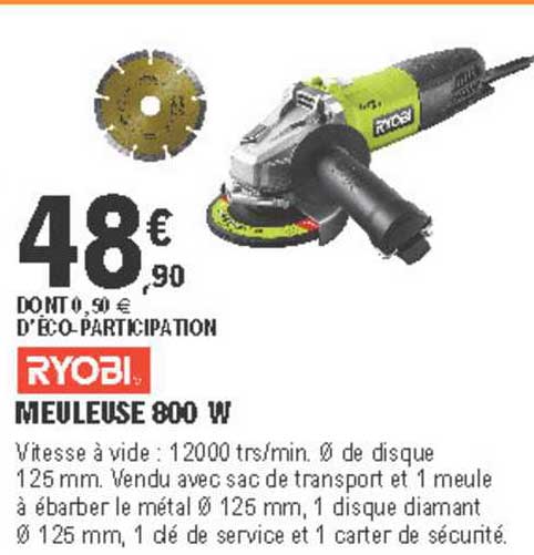 Meuleuse 800 W Ryobi