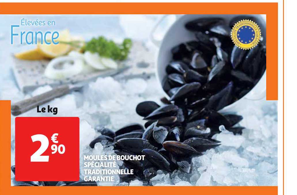 moules de bouchot spécialité traditionnelle garantie