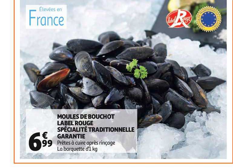 moules de bouchot label rouge spécialité traditionnelle garantie