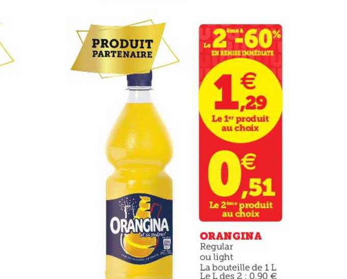 Orangina Le 2ème En à -60% En Remise Immédiate