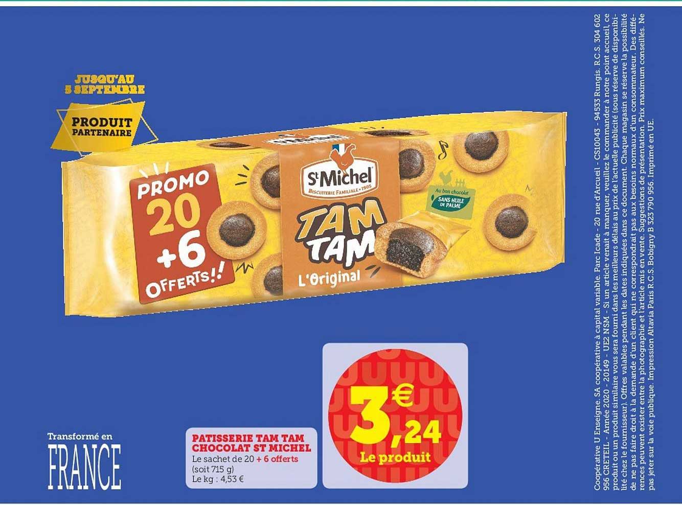 pâtisserie tam tam chocolat st michel