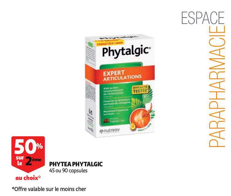 phytea phytalgic 50% sur le 2ème au choix