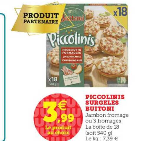 Piccolinis Surgelés Buitoni