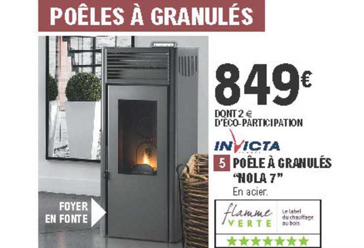 Poêle à Granulés Nola 7 Invicta