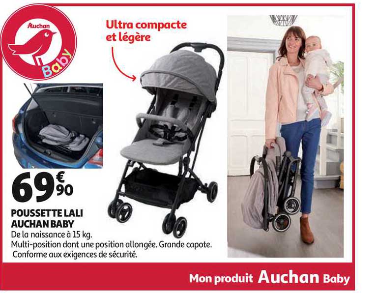 poussette lali auchan baby