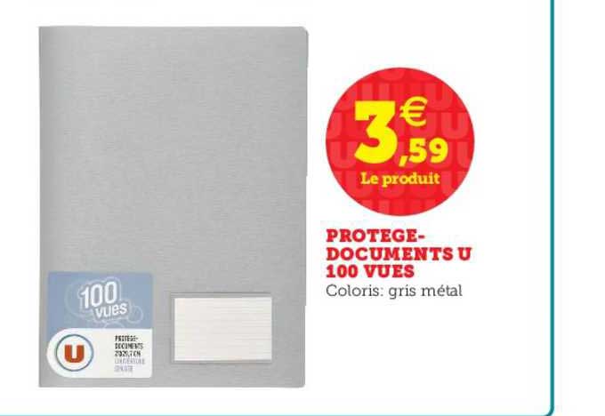 Protège Documents U 100 Vues