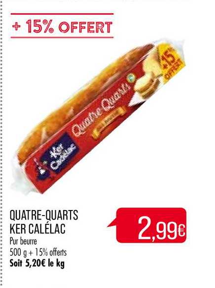 quatre quarts ker calélac