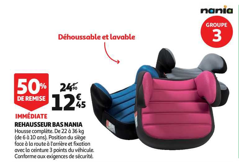 Rehausseur Bas Nania 50% Remise Immédiate
