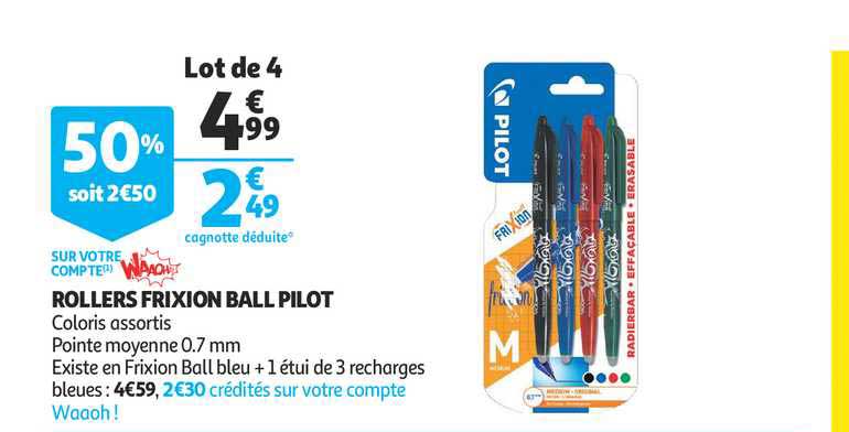 Rollers Frixion Ball Pilot