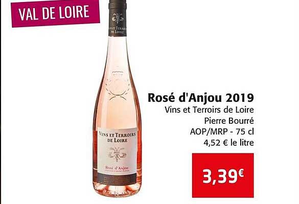 rosé d anjou 2019 vins et terrois de loire pierre bourré