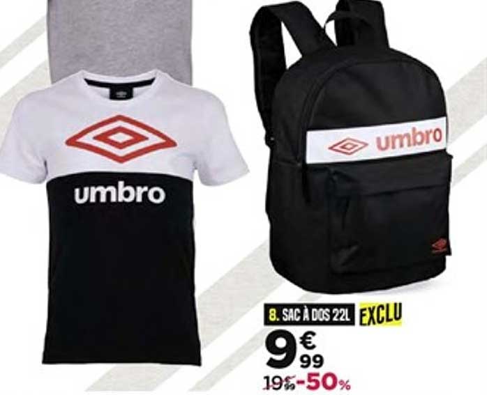 sac à dos 22l umbro