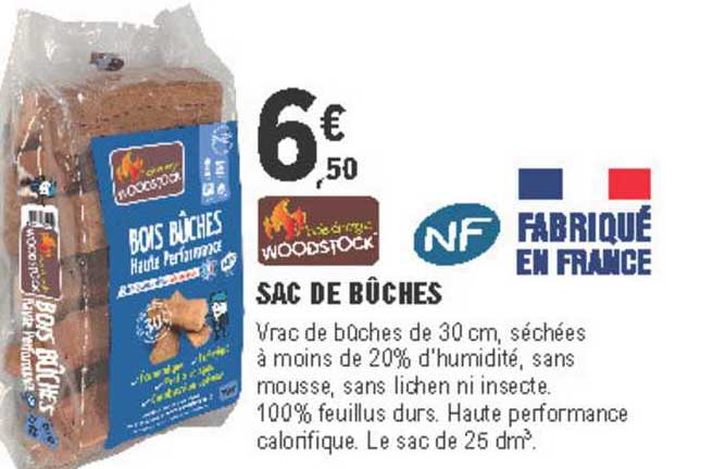 Sac De Bûches Woodstock