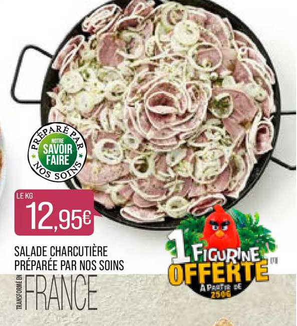 Salade Charcutière Préparée Par Nos Soins