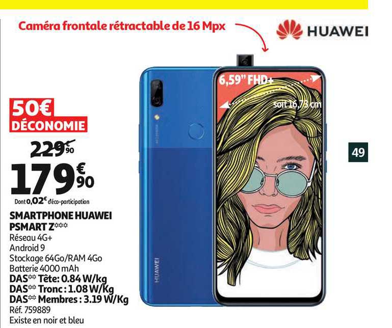 smartphone huawei psmart z