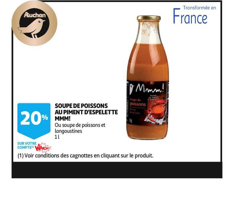 soupe de poissons au piment d'espelette mmm!