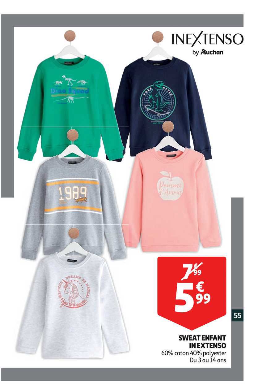 sweat enfant in extenso
