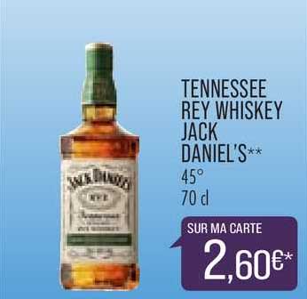 tennessee rey whiskey jack daniel's