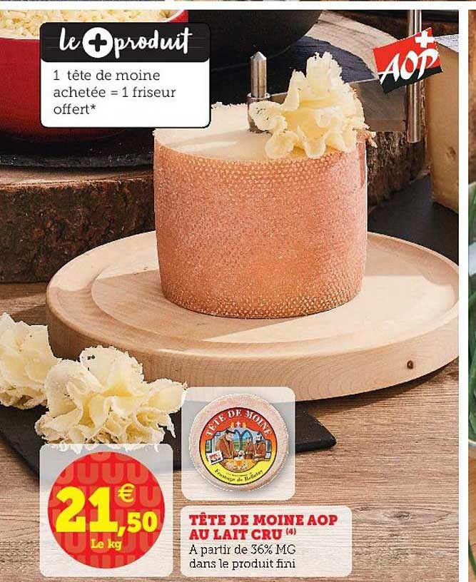 tête de moine aop au lait cru