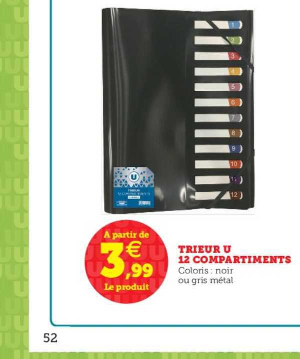 Trieur U 12 Compartiments