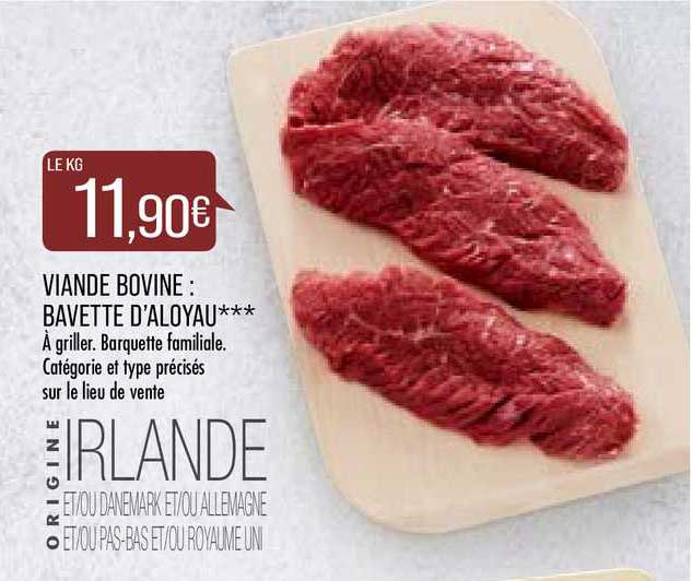 Viande Bovine Bavette D'aloyau
