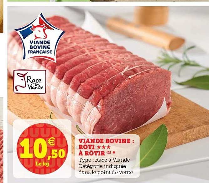 Viande Bovine Rôti à Rôtir