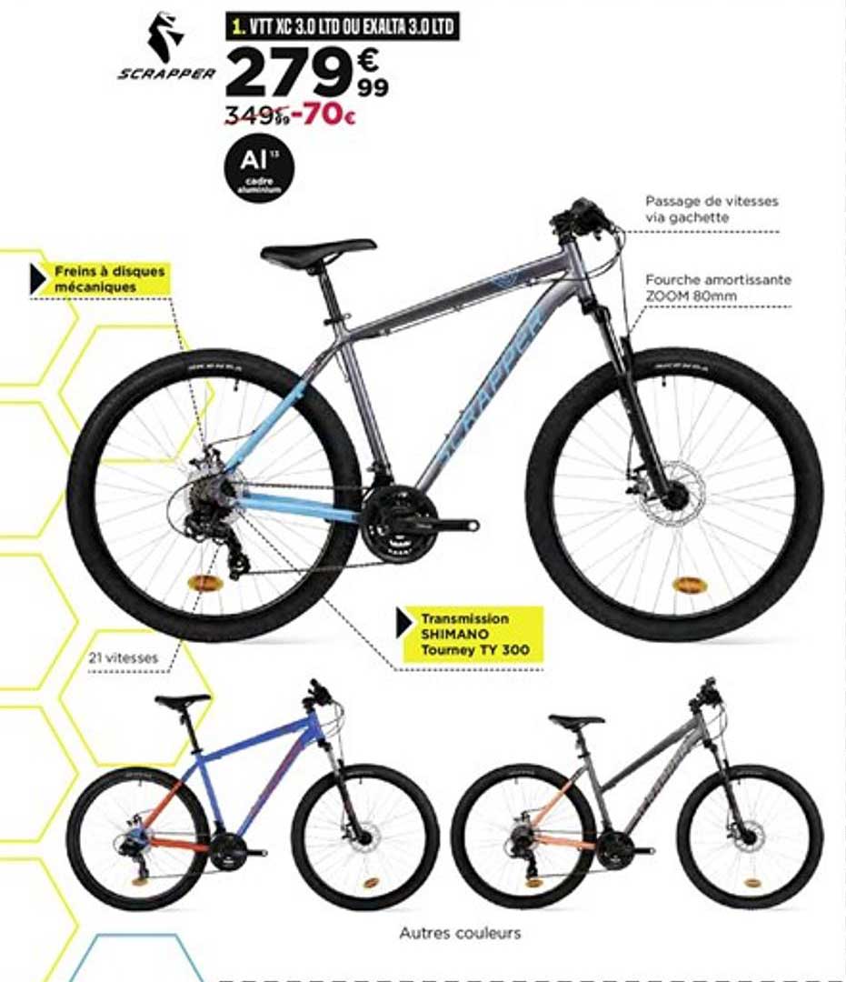 vtt xc 3 0 ltd ou exalta 3 0 ltd scrapper