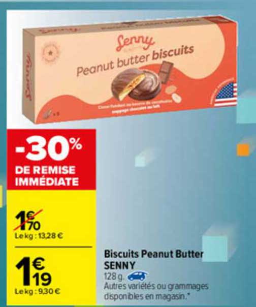Biscuits Peanut Butter Senny