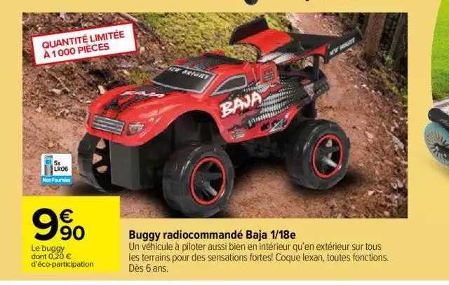 buggy radiocommandé baja 1-18e