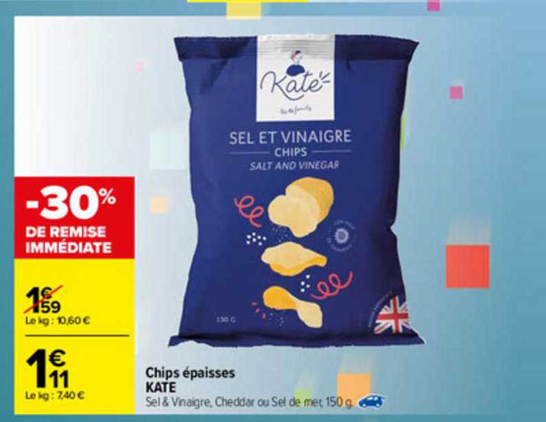 chips épaisses kate