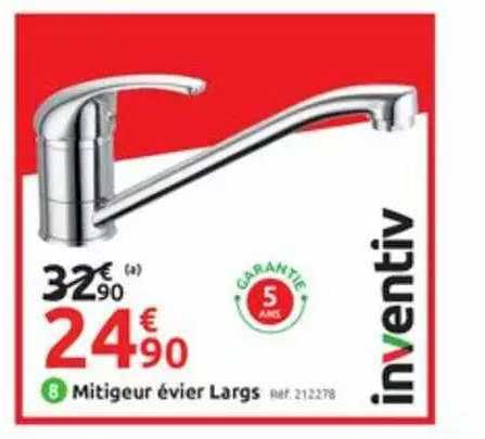 Mitigeur évier Largs Inventiv