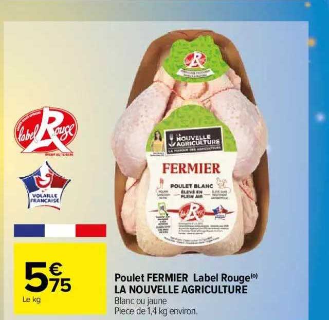 poulet fermier label rouge la nouvelle agriculture