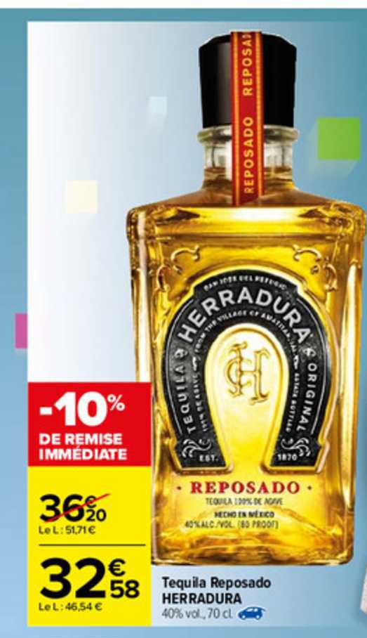Tequila Reposado Herradura